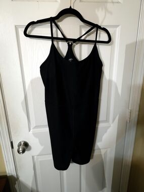 Old Navy Active Cloud+ Black Performance Jumpsuit | Size Large (12–14)